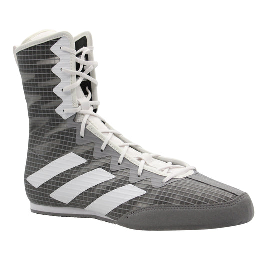 adidas Box Hog 4 Boxing Boots - Grey/White