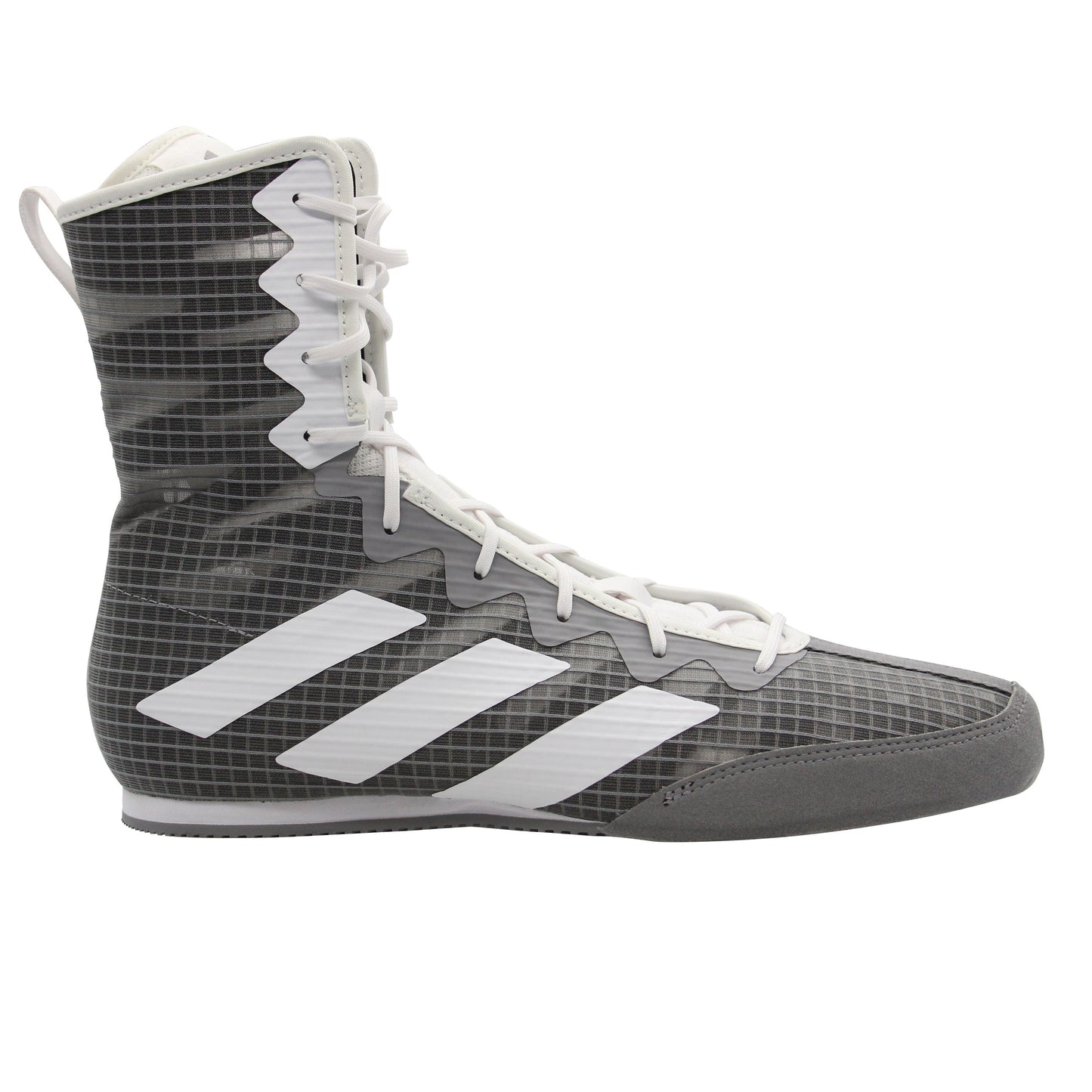 adidas Box Hog 4 Boxing Boots - Grey/White