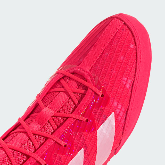 adidas Box Hog 4 Boxing Boots - Red/Metallic/Black