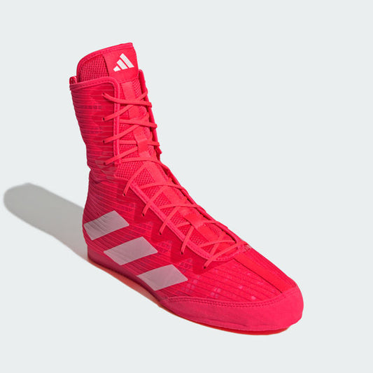 adidas Box Hog 4 Boxing Boots - Red/Metallic/Black