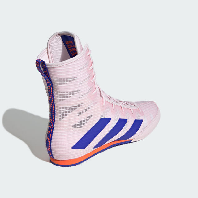 adidas Box Hog 4 Boxing Boots - Pink/Blue/Orange