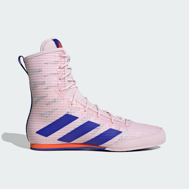adidas Box Hog 4 Boxing Boots - Pink/Blue/Orange