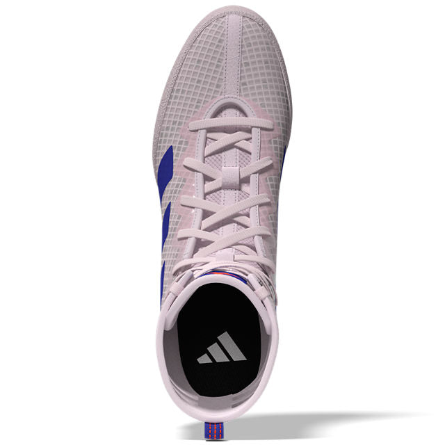 adidas Box Hog 4 Boxing Boots - Pink/Blue/Orange