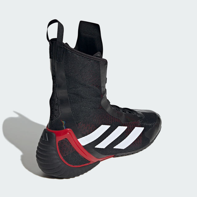 adidas Speedex Ultra Boxing Boots - Black/White/Ruby