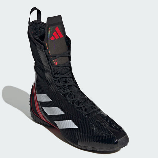 adidas Speedex Ultra Boxing Boots - Black/White/Ruby
