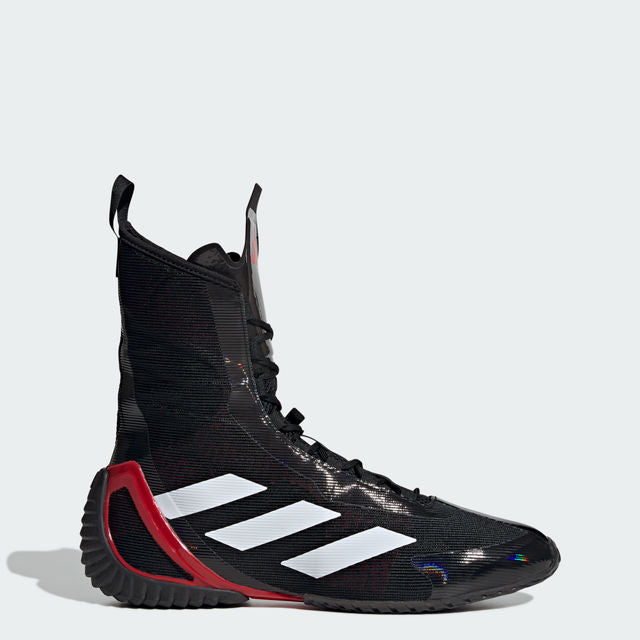 adidas Speedex Ultra Boxing Boots - Black/White/Ruby