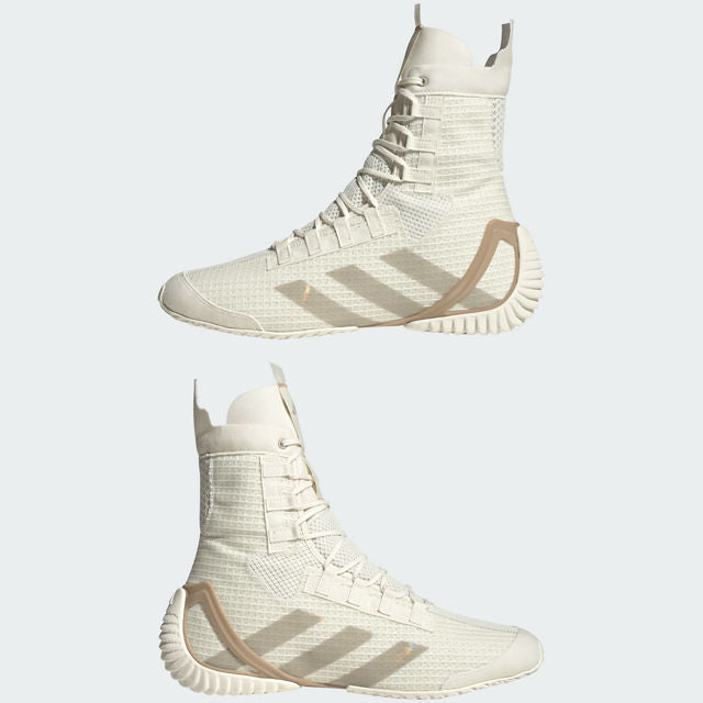 adidas Speedex 23 Boxing Boots - White/Alumina/Sandstone