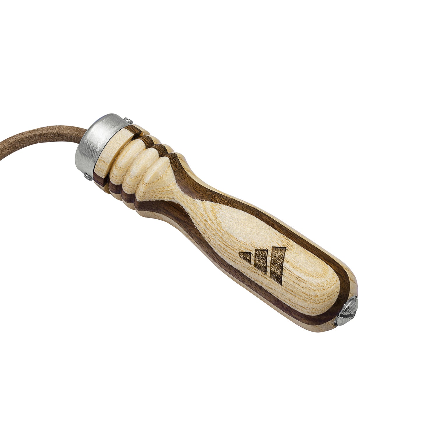 adidas Leather Skipping Rope With Wooden Handles
