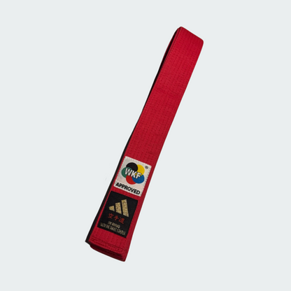 adidas WKF Approved Kata Blue and Red Belts