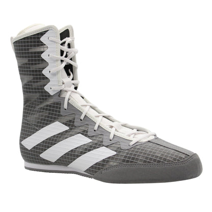 adidas Box Hog 4 Boxing Boots - Grey/White