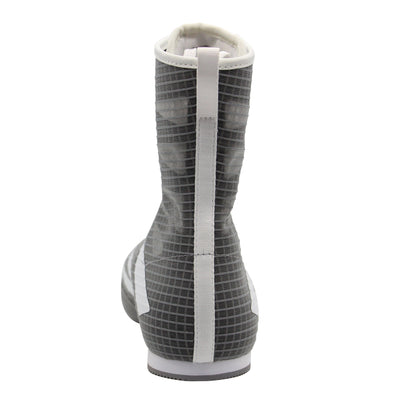 adidas Box Hog 4 Boxing Boots - Grey/White