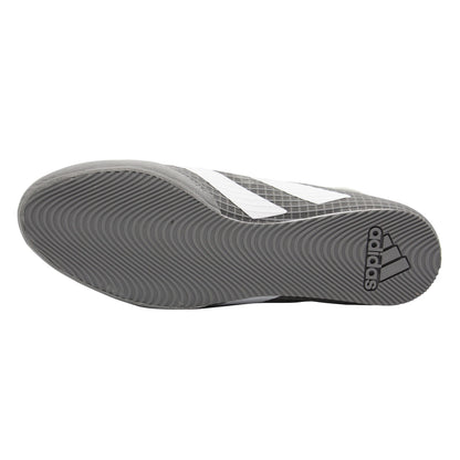 adidas Box Hog 4 Boxing Boots - Grey/White