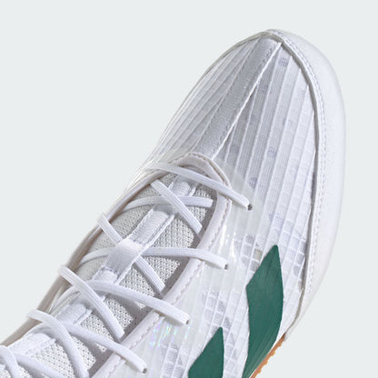 adidas Box Hog 4 Boxing Boots - White/Green/Black