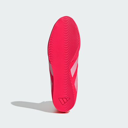 adidas Box Hog 4 Boxing Boots - Red/Metallic/Black