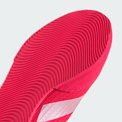 adidas Box Hog 4 Boxing Boots - Red/Metallic/Black