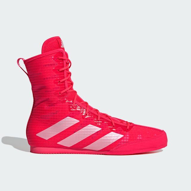 adidas Box Hog 4 Boxing Boots - Red/Metallic/Black