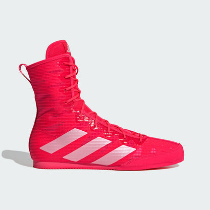 adidas Box Hog 4 Boxing Boots - Red/Metallic/Black