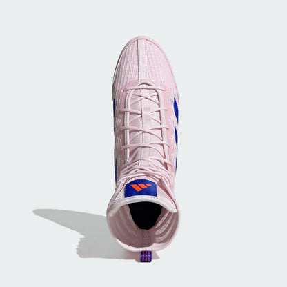 adidas Box Hog 4 Boxing Boots - Pink/Blue/Orange
