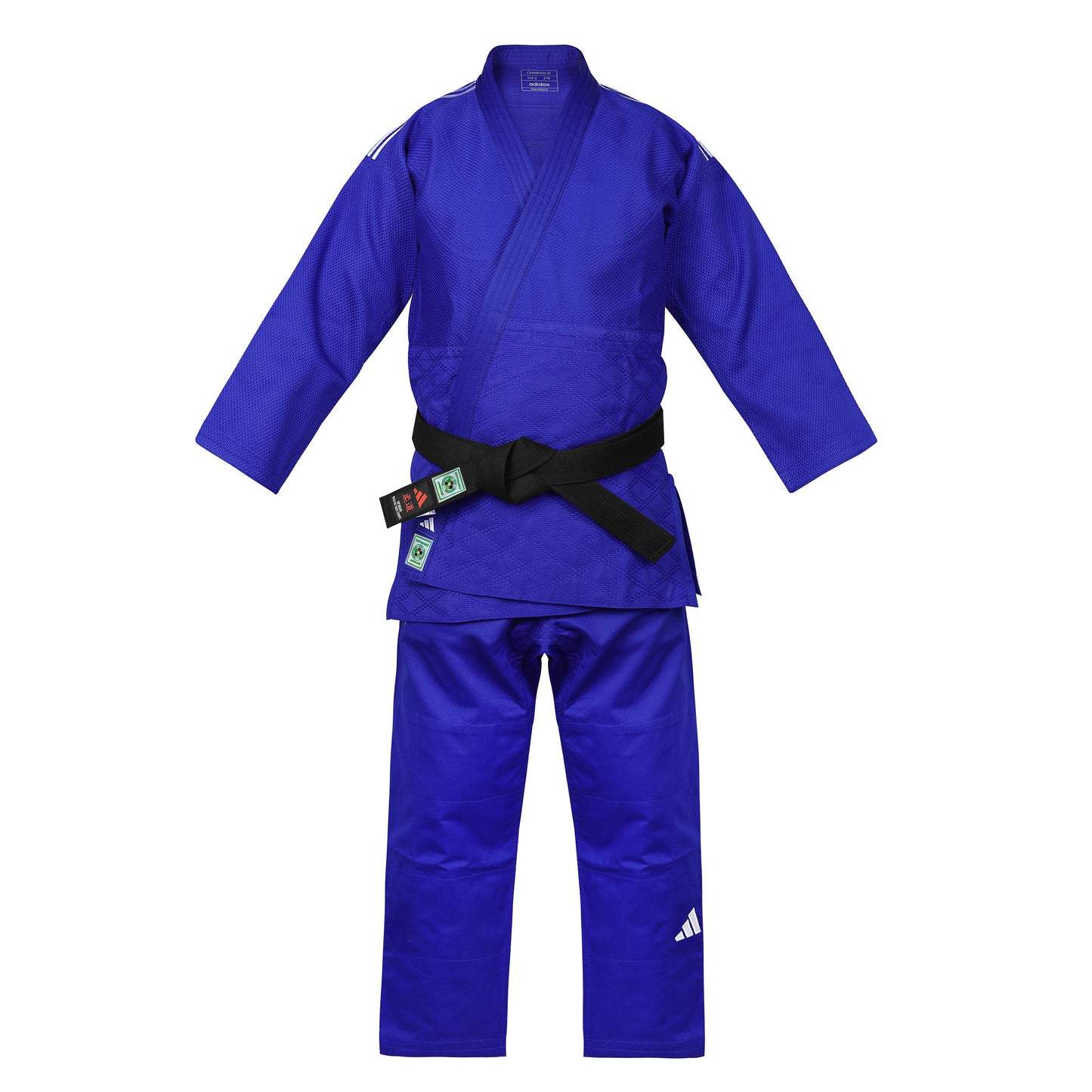 adidas IJF Green Label Champion III Judo Uniform BLUE