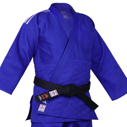 adidas IJF Green Label Champion III Judo Uniform BLUE