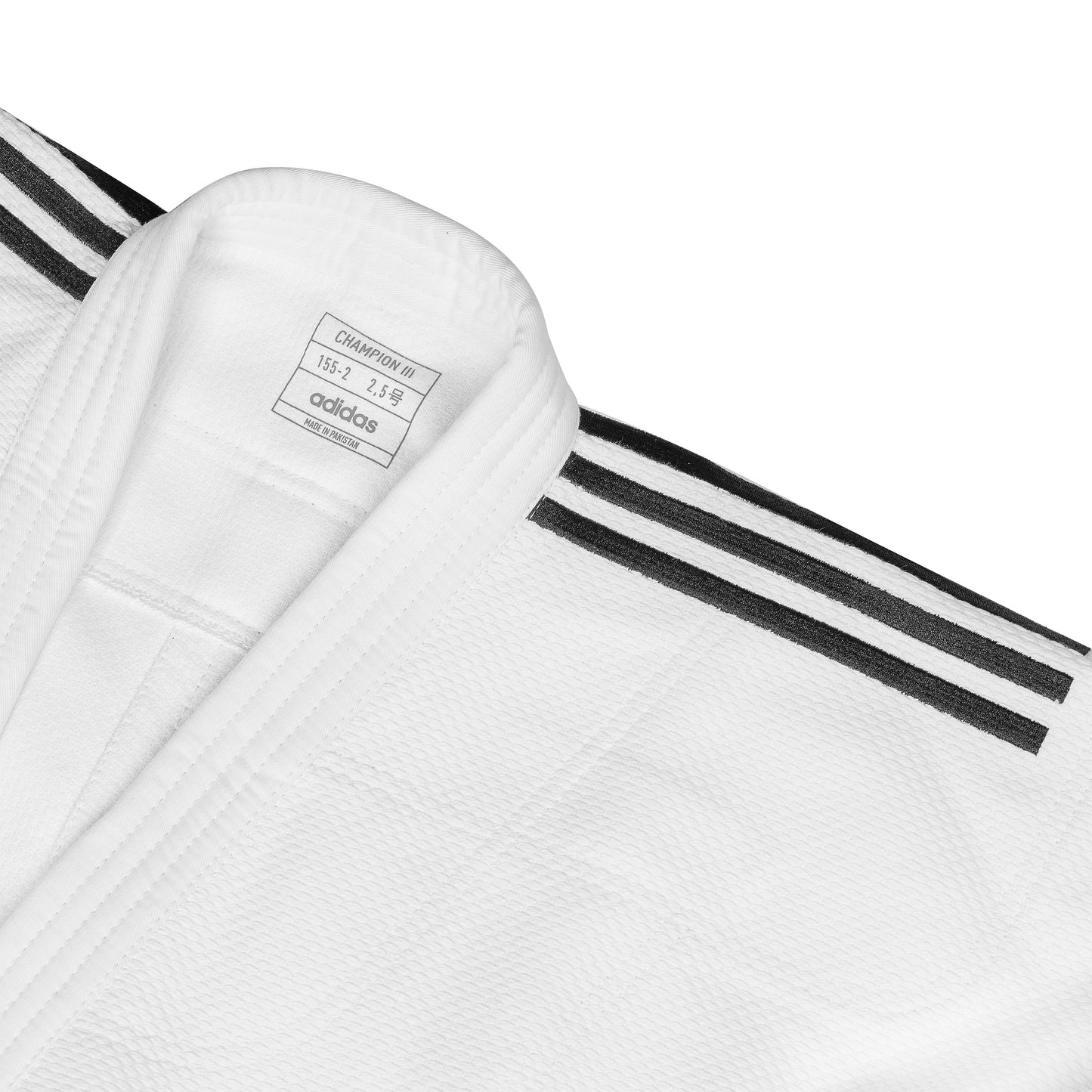 adidas IJF Green Label Champion III Judo Uniform WHITE