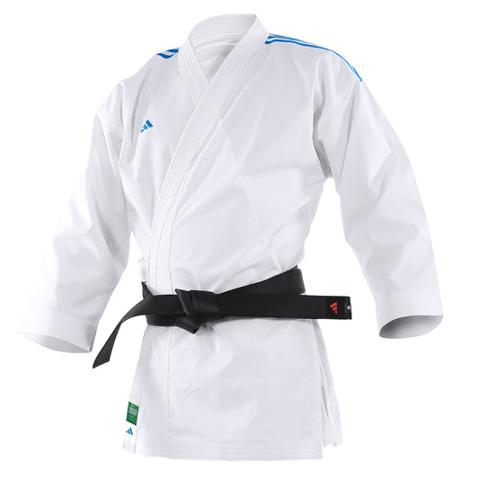 adidas Adilight Primegreen Karate Jacket w/Blue Stripes