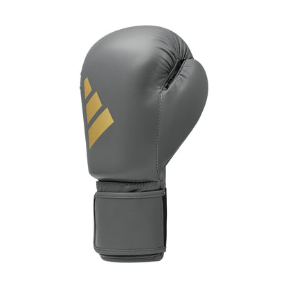 adidas Speed 50 Gel Gloves - Ash Grey/Gold