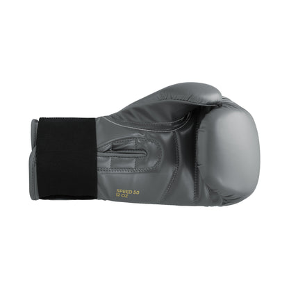 adidas Speed 50 Gel Gloves - Ash Grey/Gold