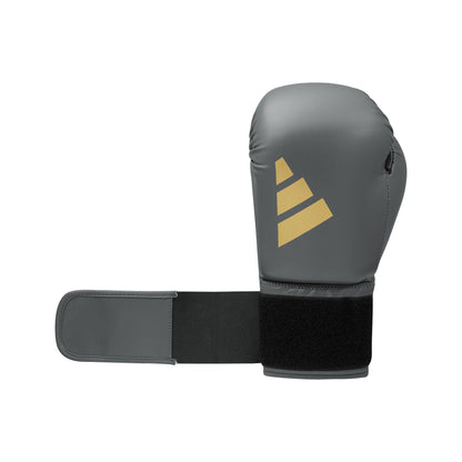 adidas Speed 50 Gel Gloves - Ash Grey/Gold