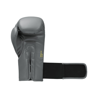 adidas Speed 50 Gel Gloves - Ash Grey/Gold