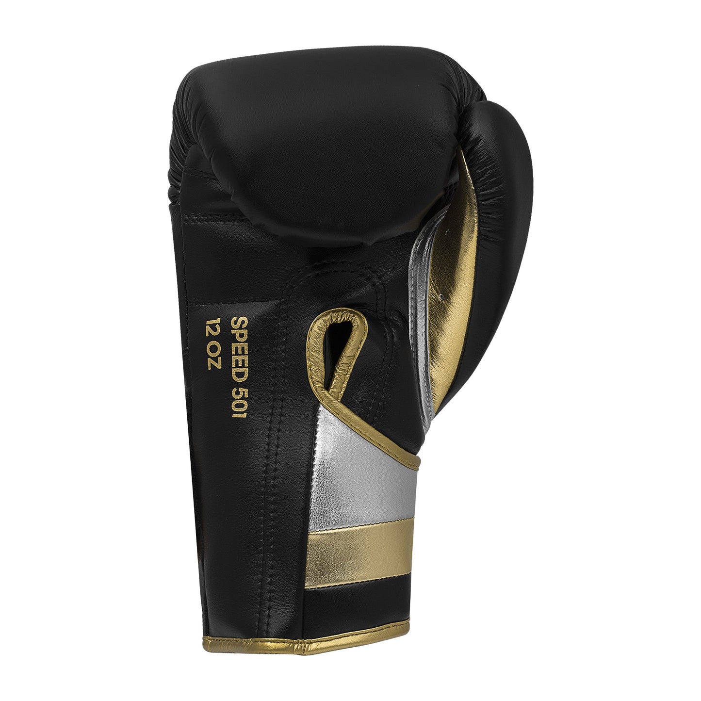 adidas Adispeed 501 Pro Boxing Gloves - Black/Gold